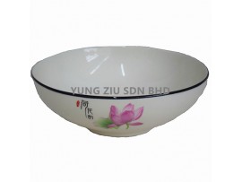 6.3^CERAMICS JAPANESE BOWL(LOTUS)(1P)CNY(10543)